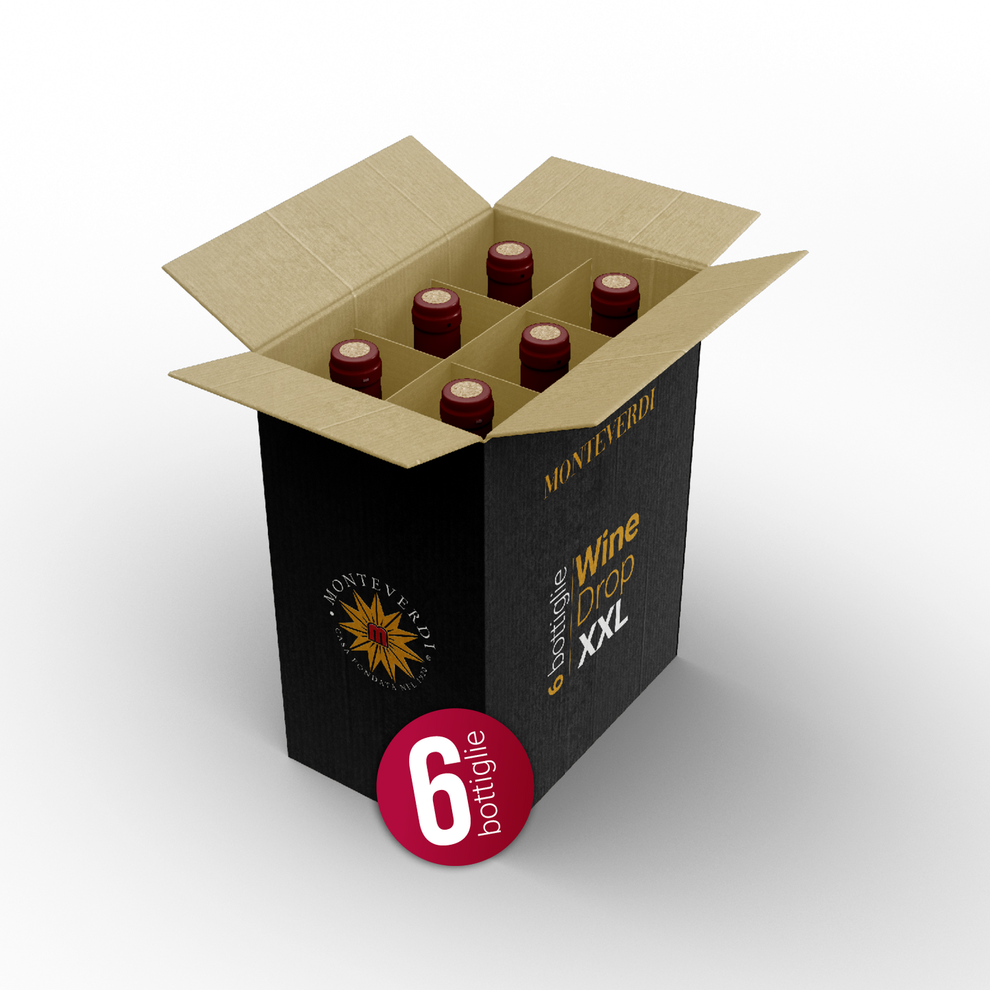 Wine Drop XXL - 6 Bottiglie